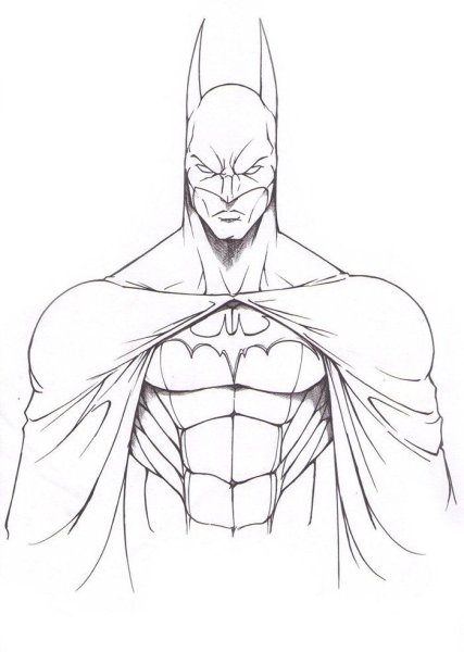 Бэтмен нарисовать