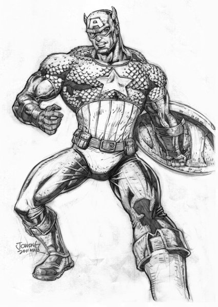 Супергерои карандашом