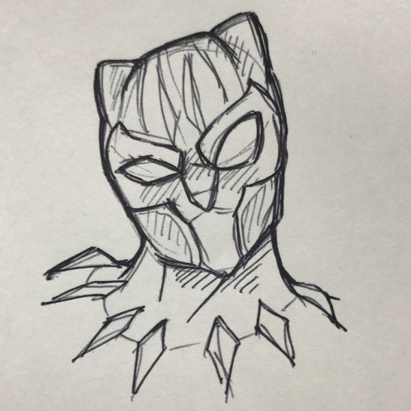 Марвел срисовать