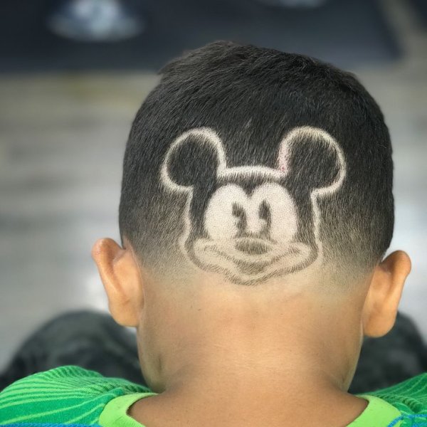 Стрижки для мальчиков с рисунком