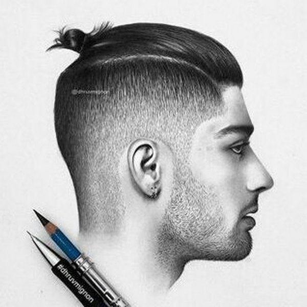 Мужские стрижки с рисунком