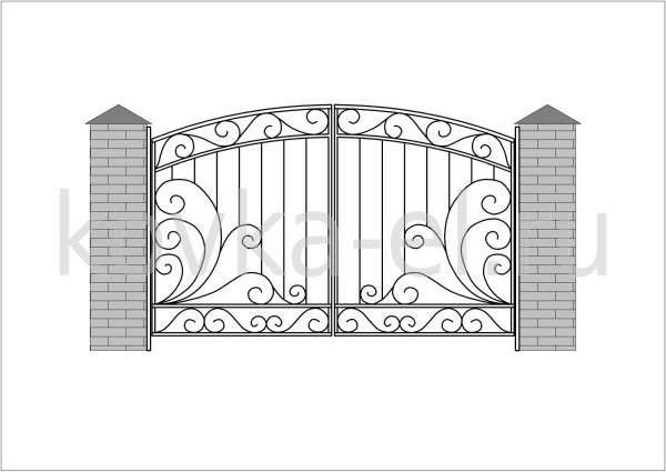 Эскизы ворот