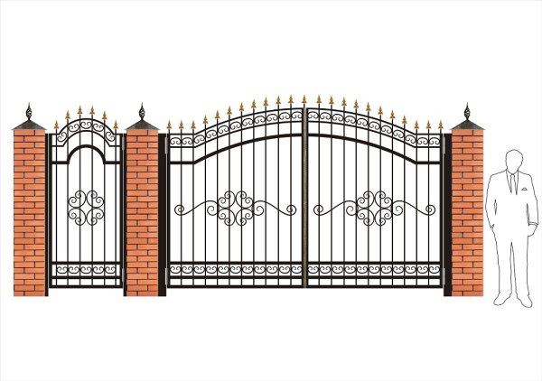 Эскизы кованых ворот