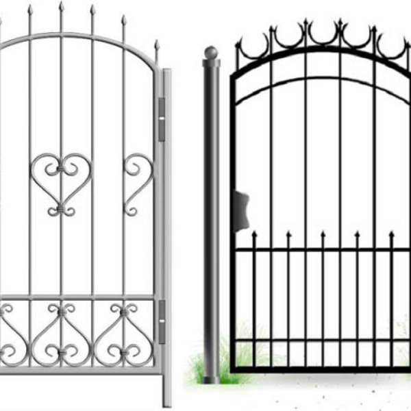 Кованые калитки из профильной трубы