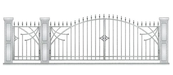 Эскизы ворот и калиток