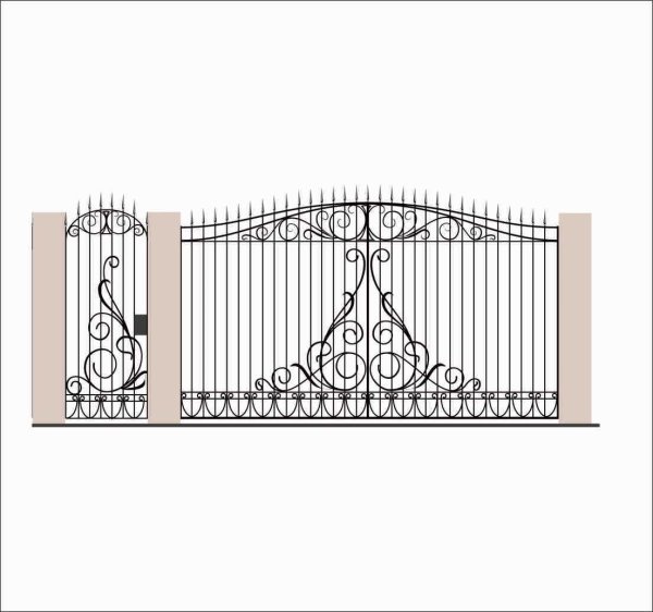 Орнамент кованых ворот