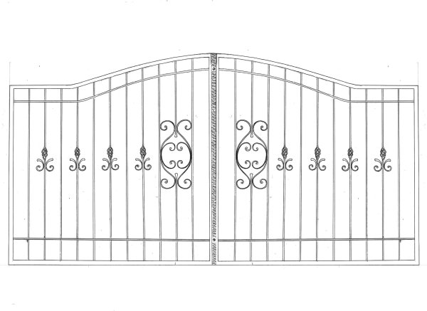Холодная ковка эскизы ворот