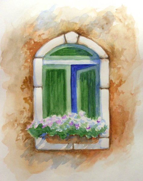 Окно раскраска