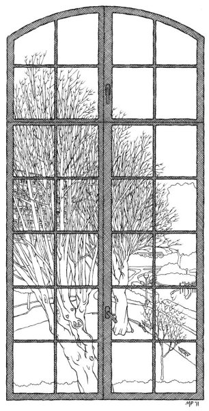 Оконные рисунки