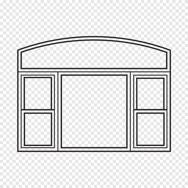 Окно схематично