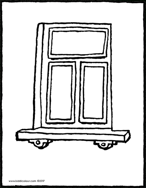 Окно карандашом