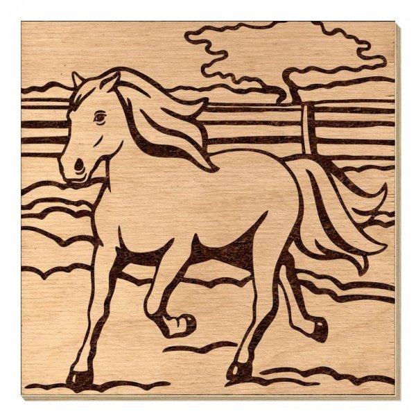 Контурное Выжигание по дереву