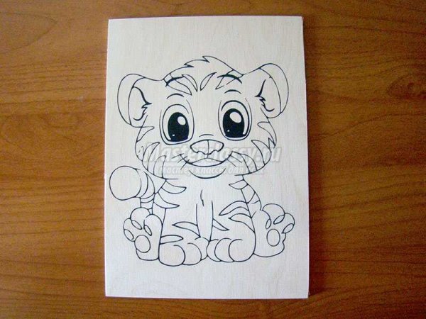 Рисунки через копирку