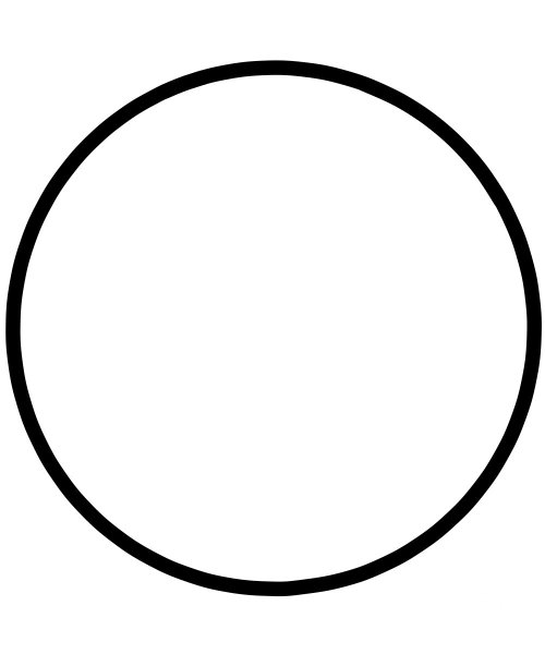 Круг раскраска для детей