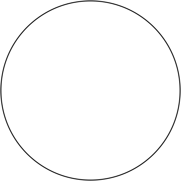 Красная круглая обводка