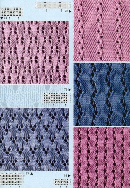 Узоры спицами