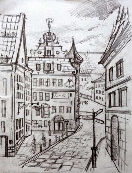 Зарисовки городского пейзажа