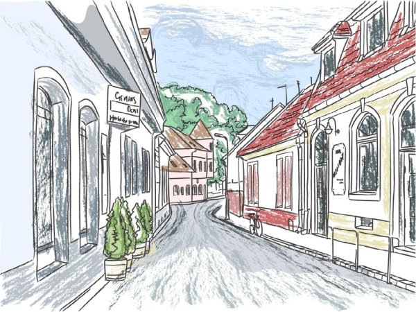 Рисование на улице