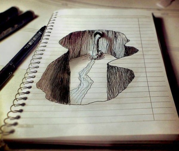 Необычные рисунки карандашом