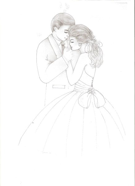 Легкие Свадебные рисунки