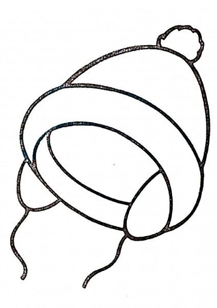 Шапка раскраска