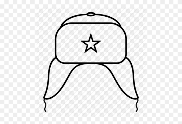 Шапка ушанка раскраска