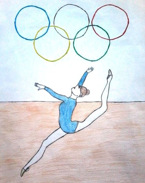 Рисунок на тему спорт