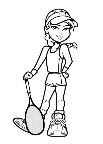 Спорт. Раскраска