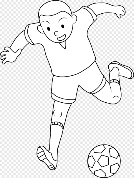 Футболист карандашом