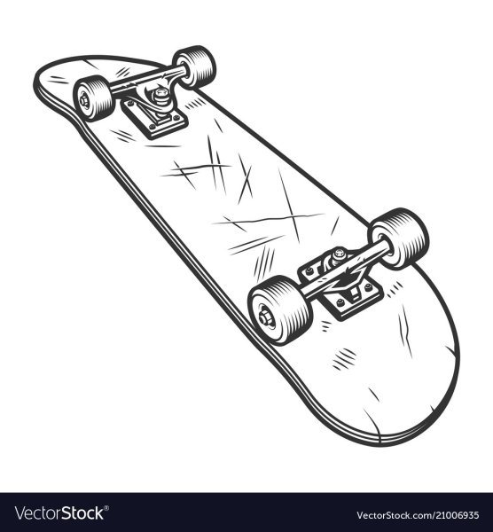 Скейтборд эскиз
