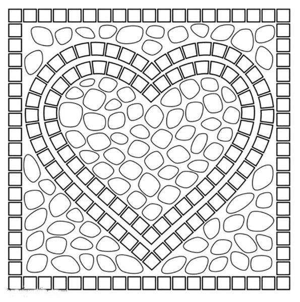 Бумажная мозаика для детей