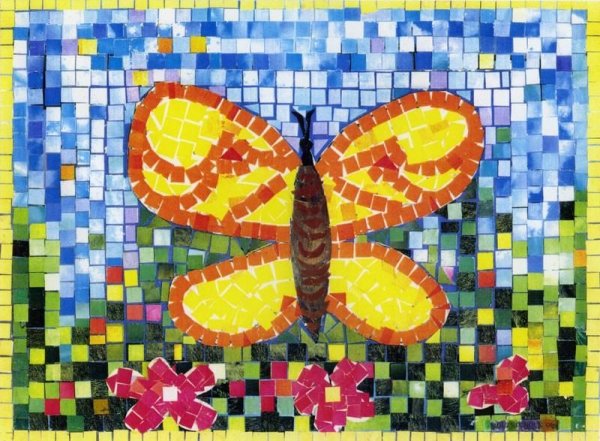 Мозаика из бумаги