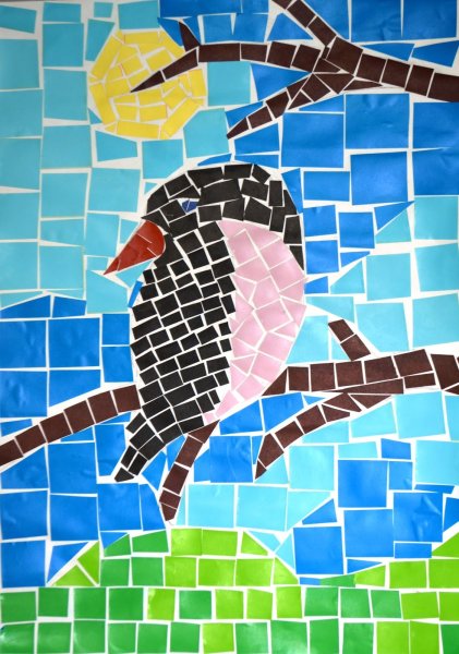 Панно из мозаики