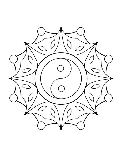 Мандала легкая