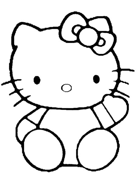 Хелло Китти раскраска
