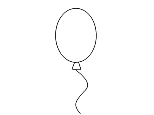 Воздушный шар пошагово