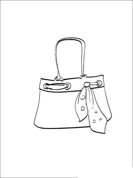 Сумочка раскраска для девочек