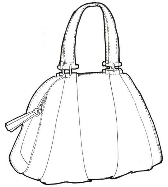 Сумка трафарет