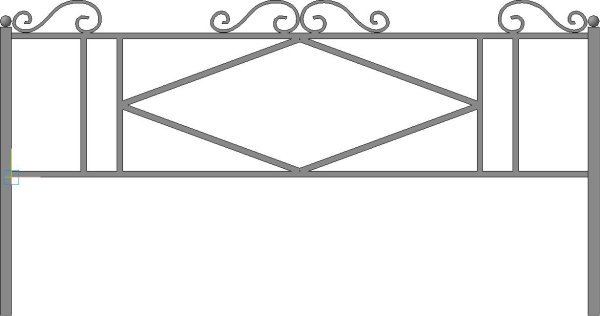 Узоры на оградку для могилы