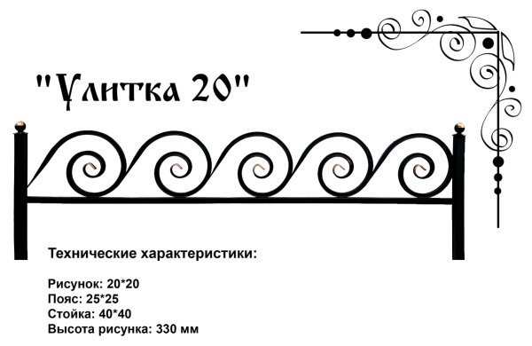 Металлические оградки