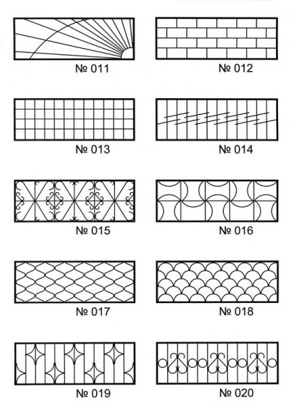 Оградки на могилу из профильной трубы чертежи