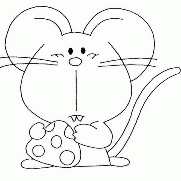 Контурные рисунки легкие