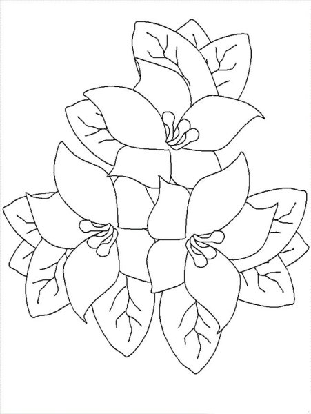 Эскизы для батика цветы