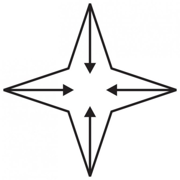 Четрыех конечная звезда