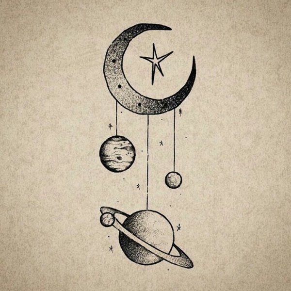 Планеты зарисовки