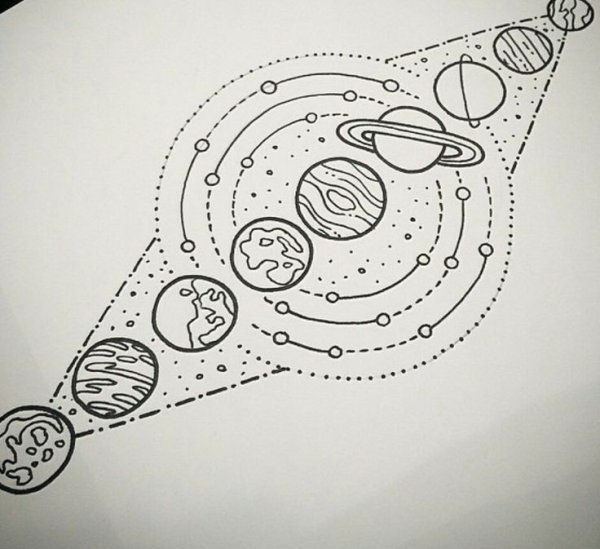 Планета скетч