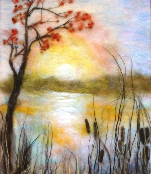 Шерстяная живопись