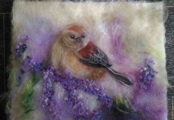 Рисование шерстью для детей