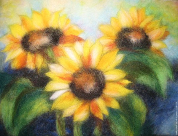 Шерстяная акварель