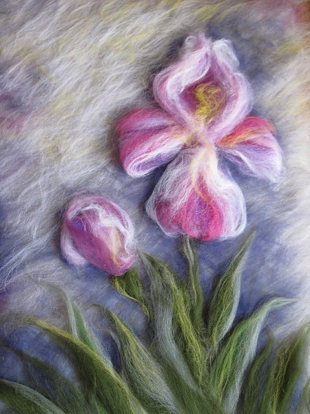 Валяные картины из шерсти